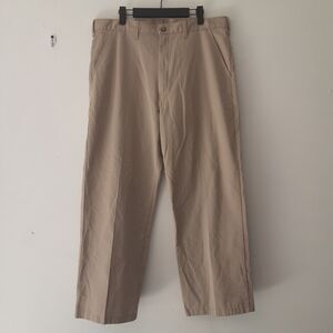 Dickies Adult Mens 36 UU Beige Pleated Work Pants